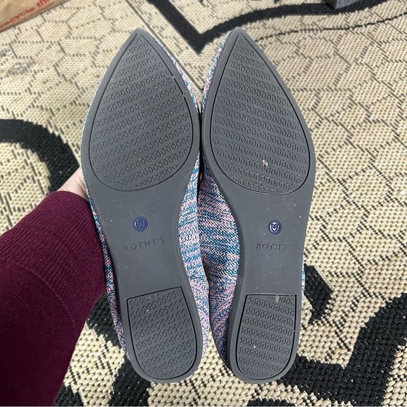 Neon Heathered Rothys Point 8.5 - Picture 4 of 5